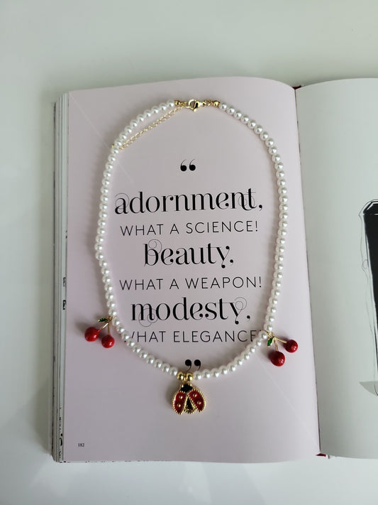 Cherry Kiss – Lucky Pearl Necklace